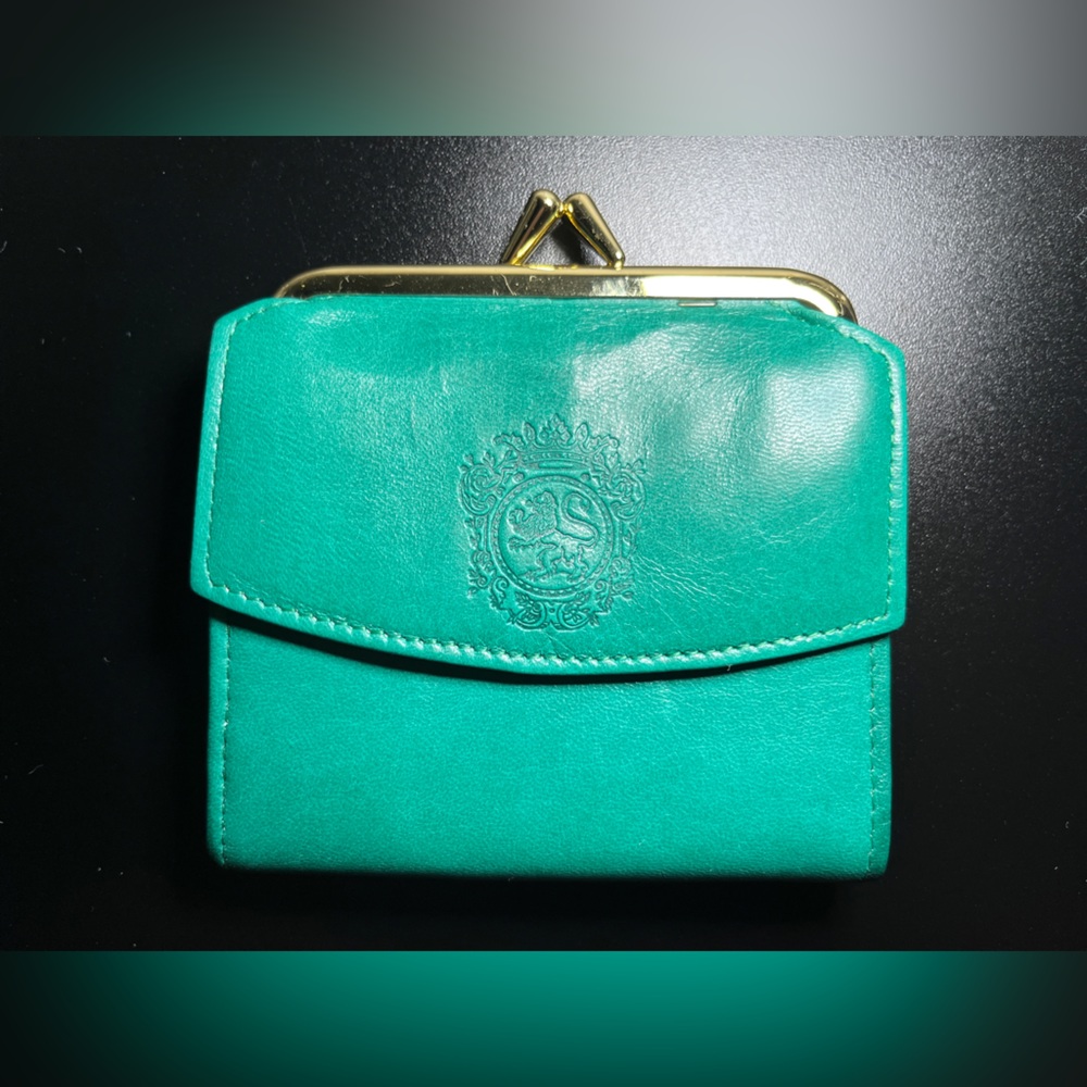 Prince Gardner Teal Leather Wallet